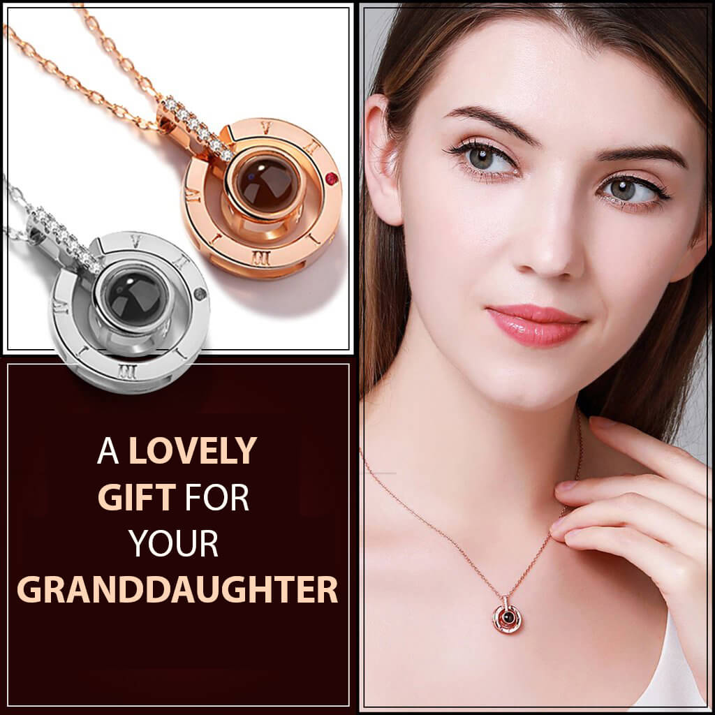 Granddaughter I Love you in 100 languages Necklace