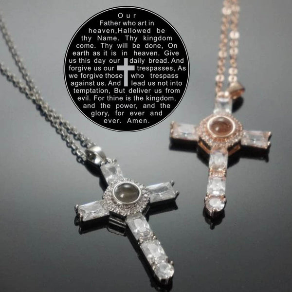 Prayer cross deals necklace