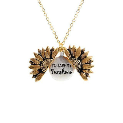 "You Are My Sunshine" - Sunflower Necklace
