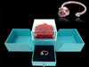 Forever rose ring I love you in 100 languages with preserved rose box